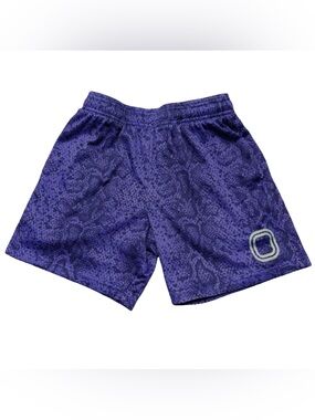Overtime purple/black snakeskin patterned shorts YXL excellent condition